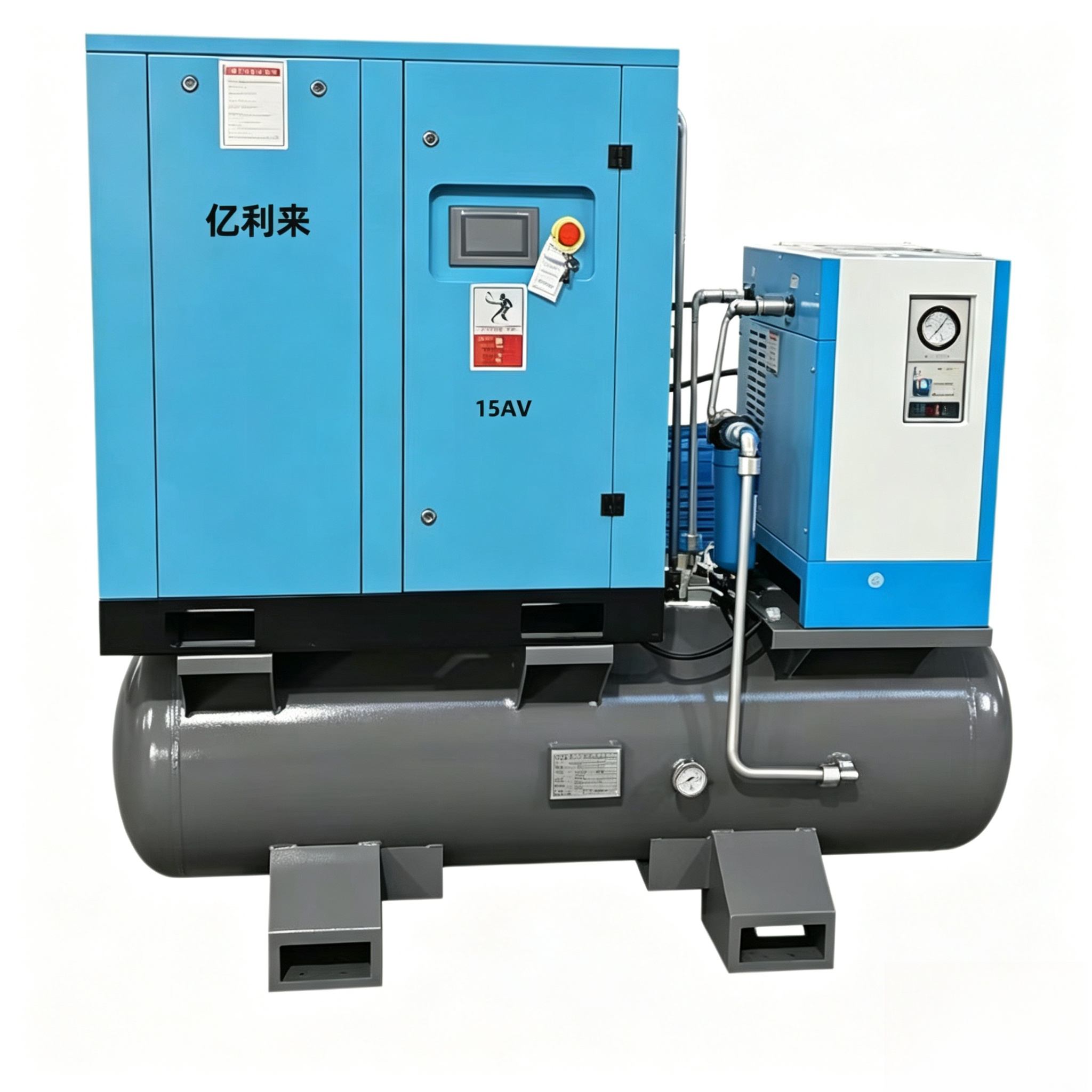 เครื่องอัดอากาศความเร็วคงที่ 4 in 1 แรงดันสูง 11kW
