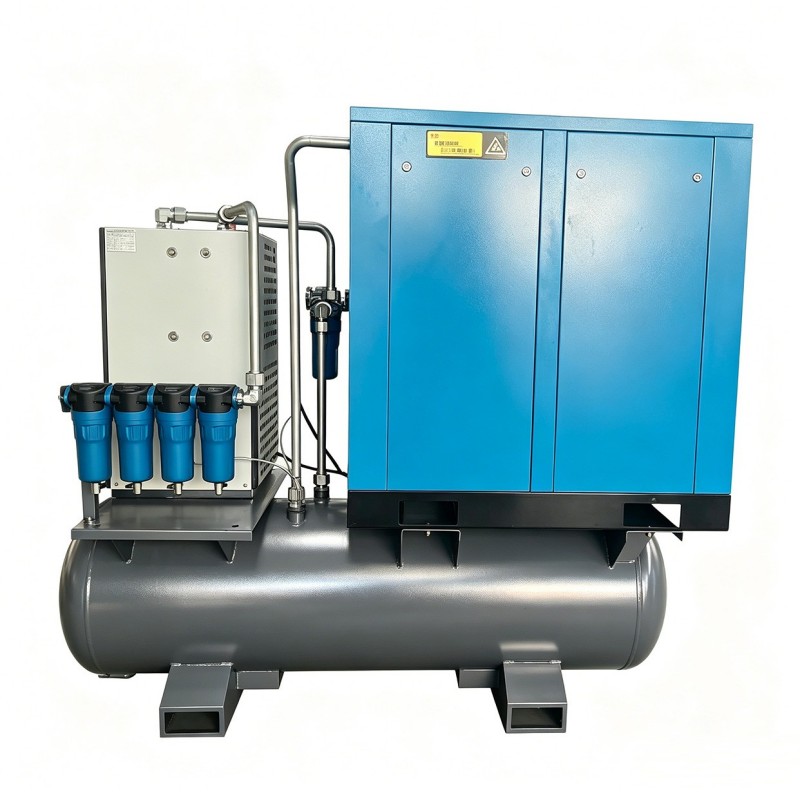 เครื่องอัดอากาศ VSD แรงดันสูง 37kW 4 ใน 1