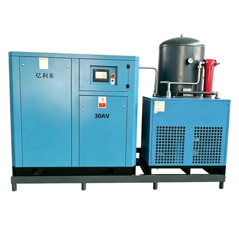เครื่องอัดอากาศแบบขั้นตอนเดียวความเร็วคงที่แรงดันสูงแบบลื่นไถลขนาด 55kW